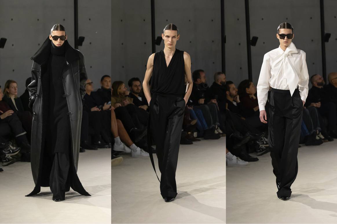 Menswear FW23 Saint Laurent, show Anthony Vaccareloo. Imagen : Cortesía de Saint Laurent