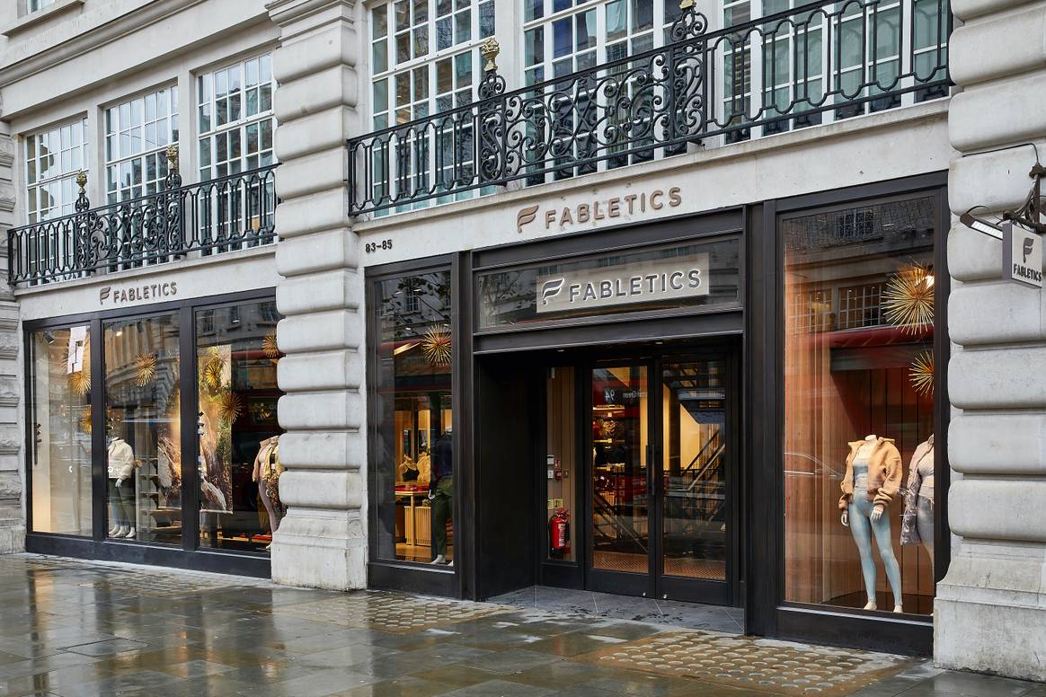 Image: Fabletics; Fabletics London store by Philip Panting