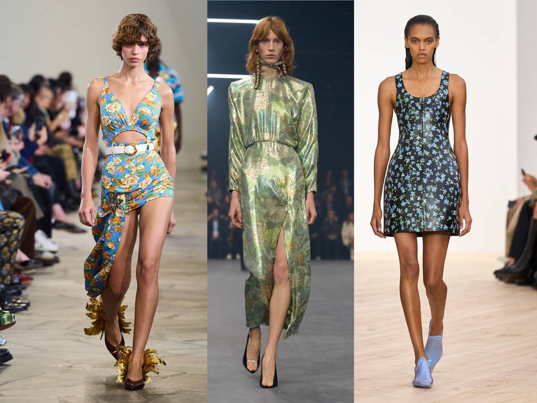 (v.l.n.r.) Rabanne, Valentino, Loewe SS26