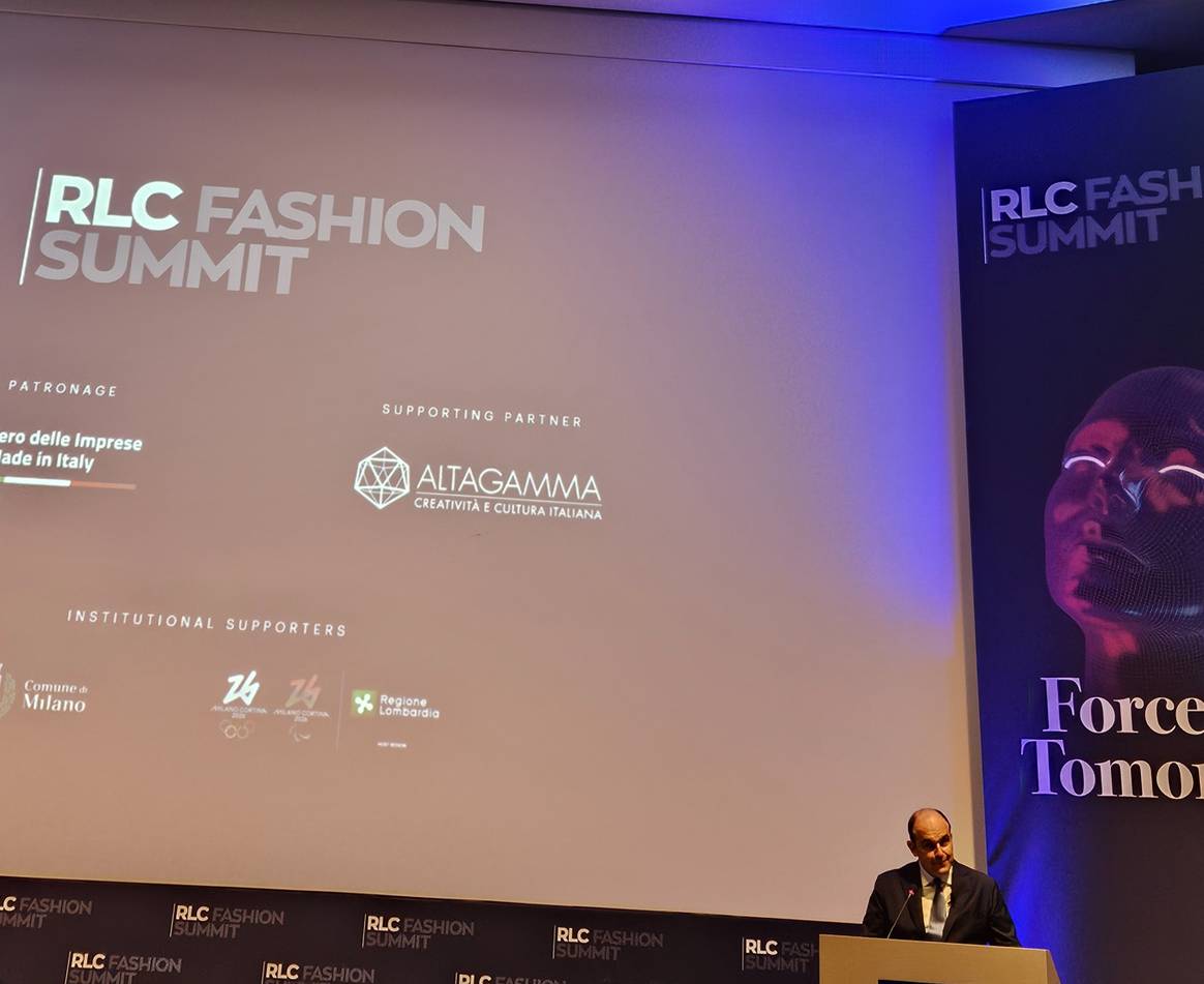 Panos Linardos durante il primo Rlc Fashion summit che si è svolto il 25 settembre a Milano