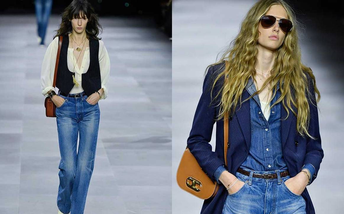 Photos: Celine SS20 (2x) via Catwalkpictures