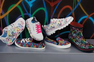 Skechers links artist James Goldcrown for love-inspired collection