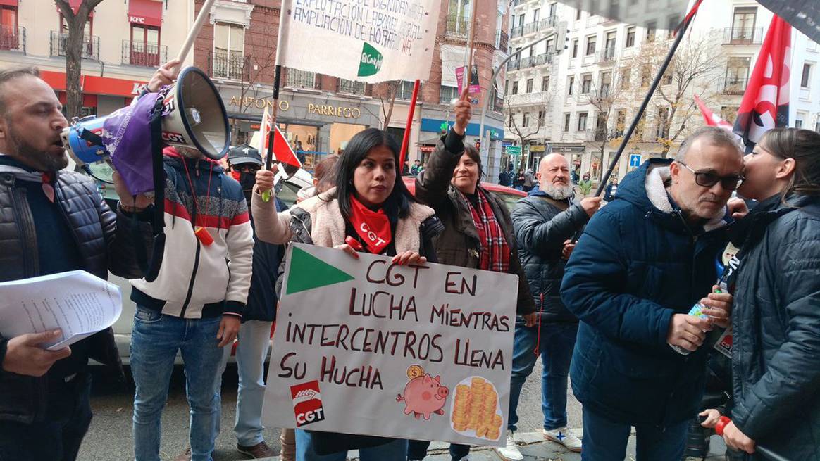 Melissa Cacho, secretaria estatal de la sección sindical de la CGT en El Corte Inglés.