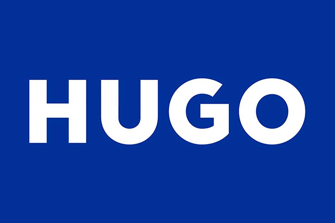 Photo Credits: Logo de la nueva línea “Hugo Blue” de Hugo. Imagen de cortesía.