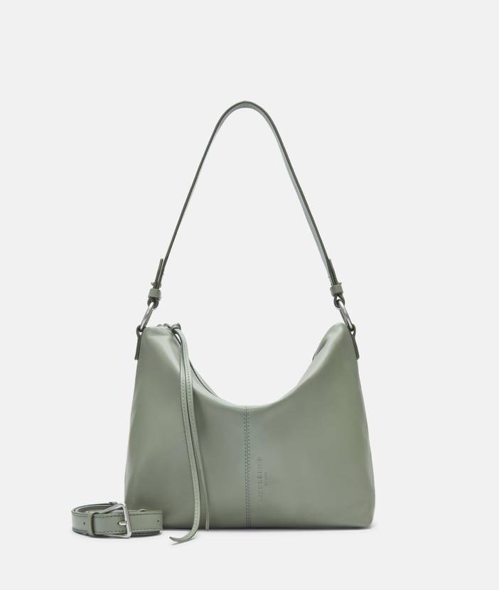 Handliche Tasche aus weichem Schafsnappaleder - grün | liebeskind berlin