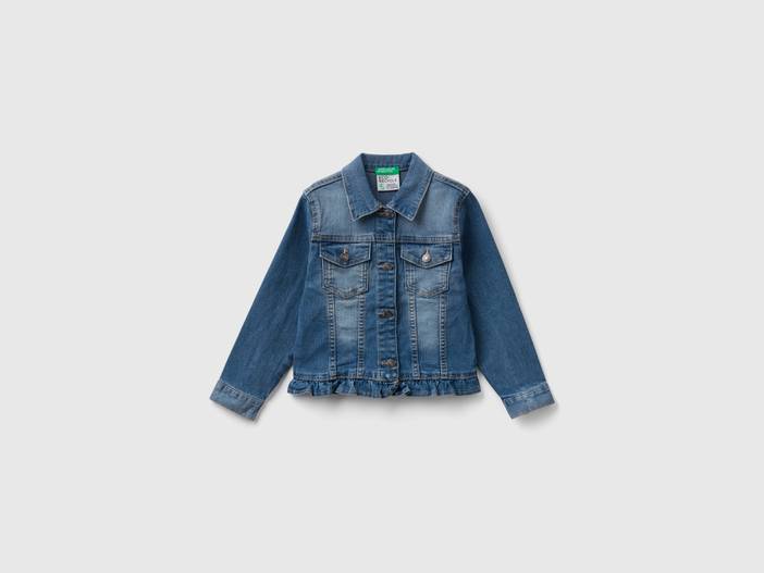 Benetton, eco-recycle"-jeansjacke, größe 82, Hellblau, female" | United Colors of Benetton
