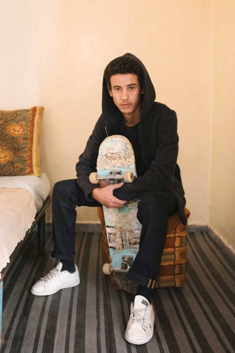 Levi’s Skateboarding and Poetic Collective team for skater scene line