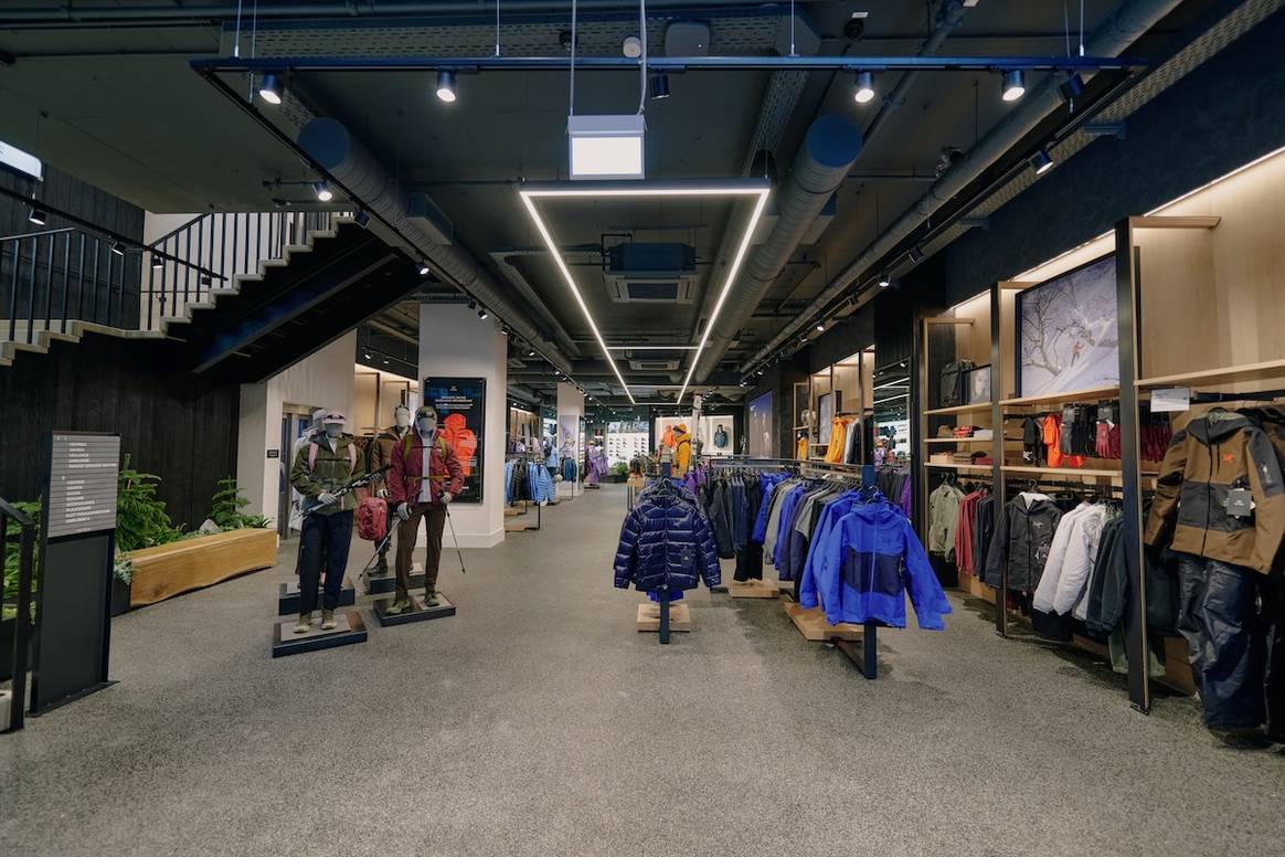 Blick in den Hamburger Store von Arc'teryx