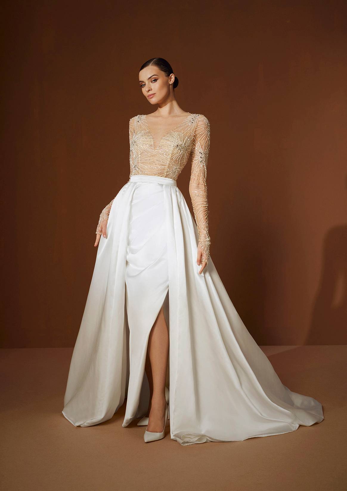 Elisabetta Franchi x Pronovias, diseño de vestido de novia.