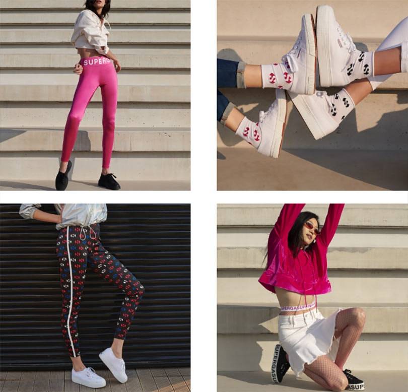 Athleisure goes glam: Calzedonia en Superga lanceren capsulecollectie