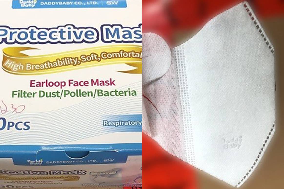 Sujetas con grapas y falsificadas: más de 100 mascarillas que no hay que utilizar