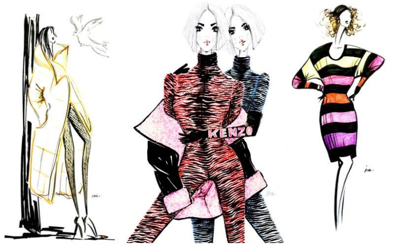 Illustraties: H&M’s designersamenwerkingen in beeld