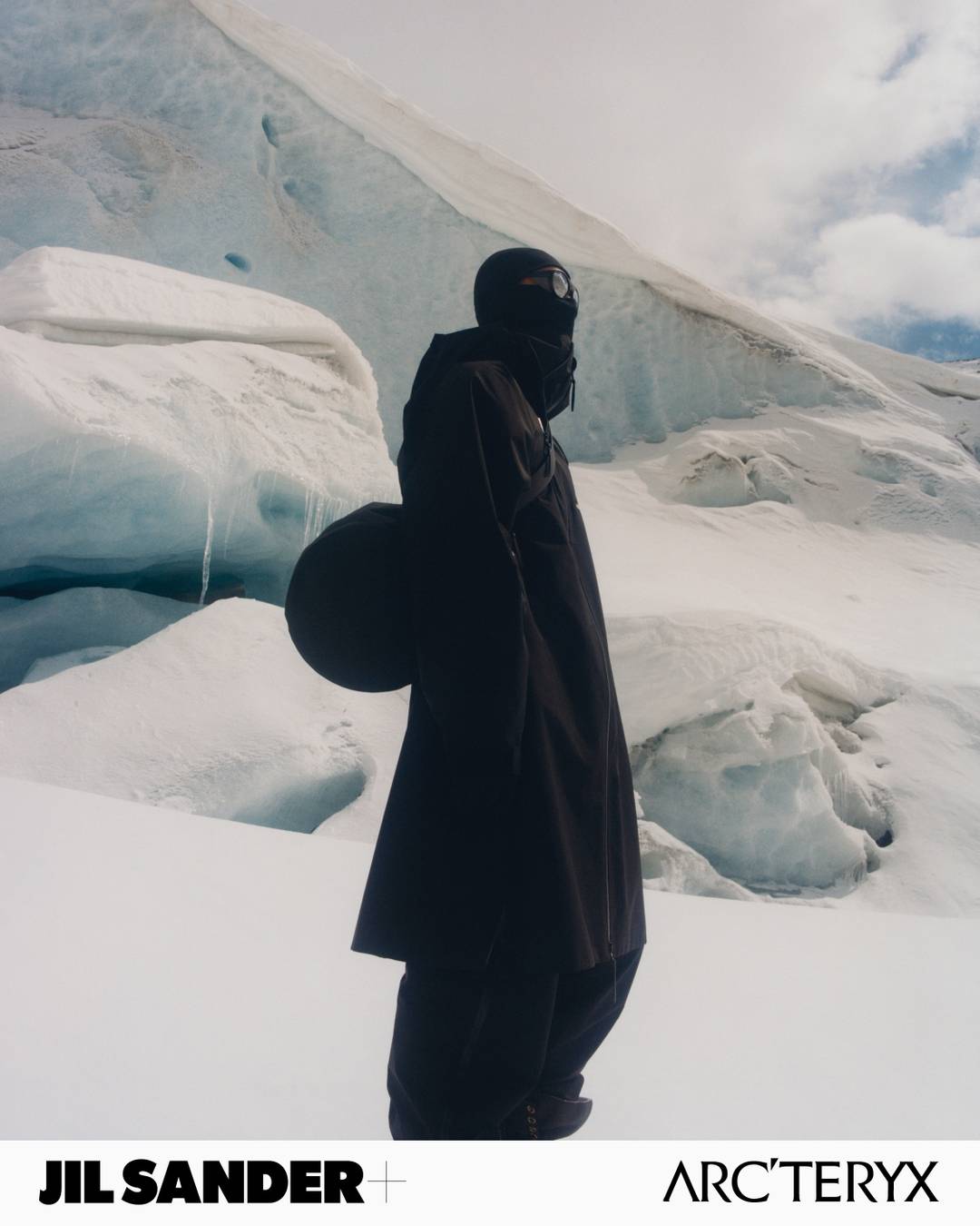 De enige luxe samenwerking van Arc'teryx met Jil Sander tot nu toe, 2021.