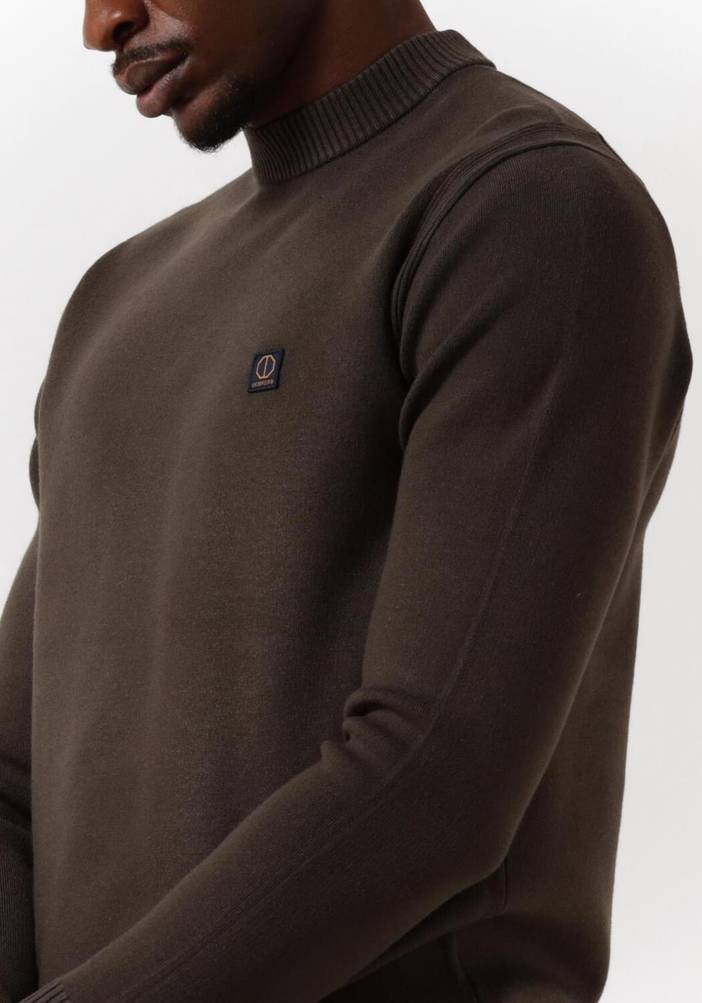 Pullover Mock Neck Techno Knit Schwarz Herren | Dstrezzed