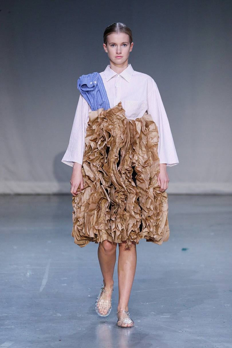 Jonge ontwerpers Sharita Karsten, Tim Dekkers en Weiyu Hung showen op Dutch Sustainable Fashion Week