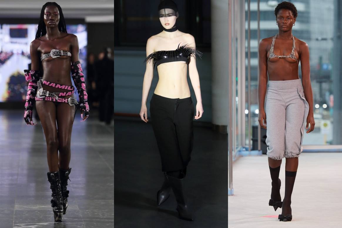 AW24-Kollektionen (v.l.n.r.): Namilia, Sia Arnika und Olivia Ballard