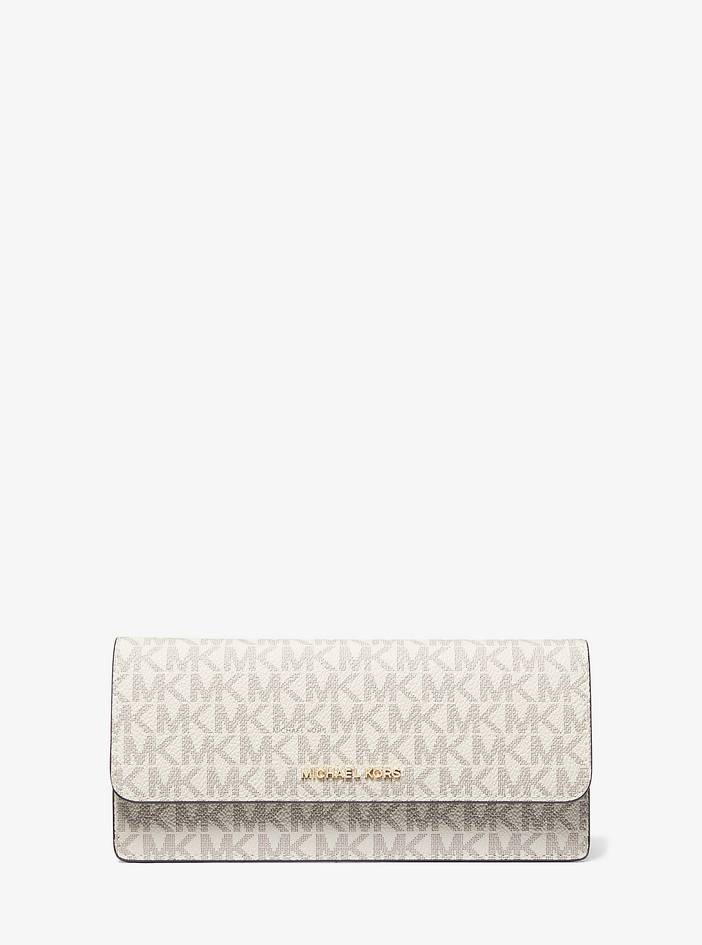 MK Jet Set Large Signature Logo Wallet | Michael Kors