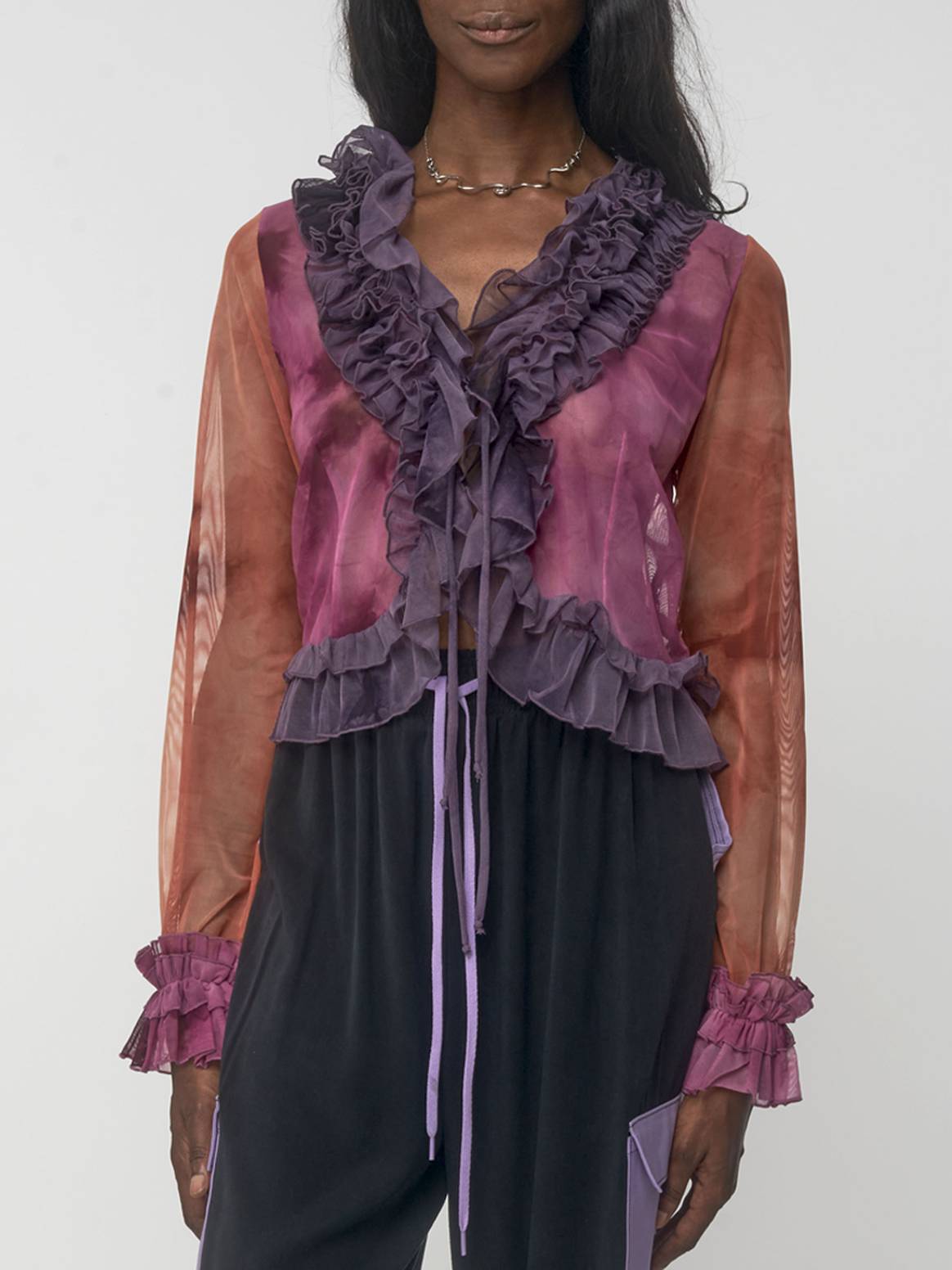 Rabôt - The Mesh Mimi Cardi, Tie Dye Capsule. Beeld:
Rabôt