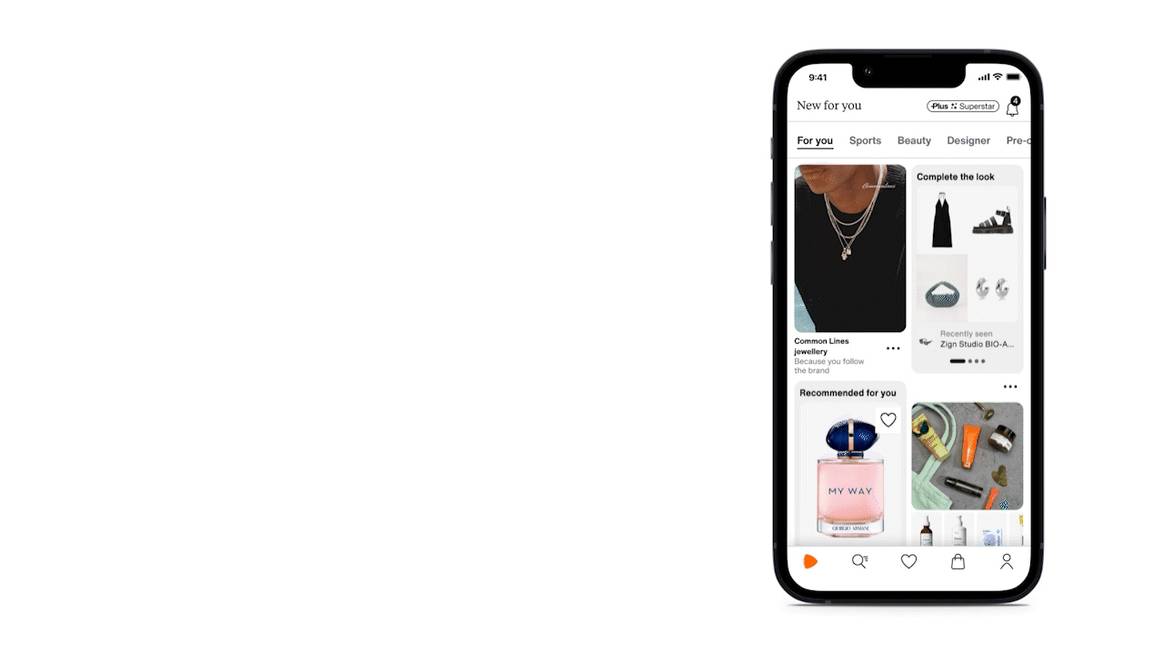 Zalando AI Feed gif