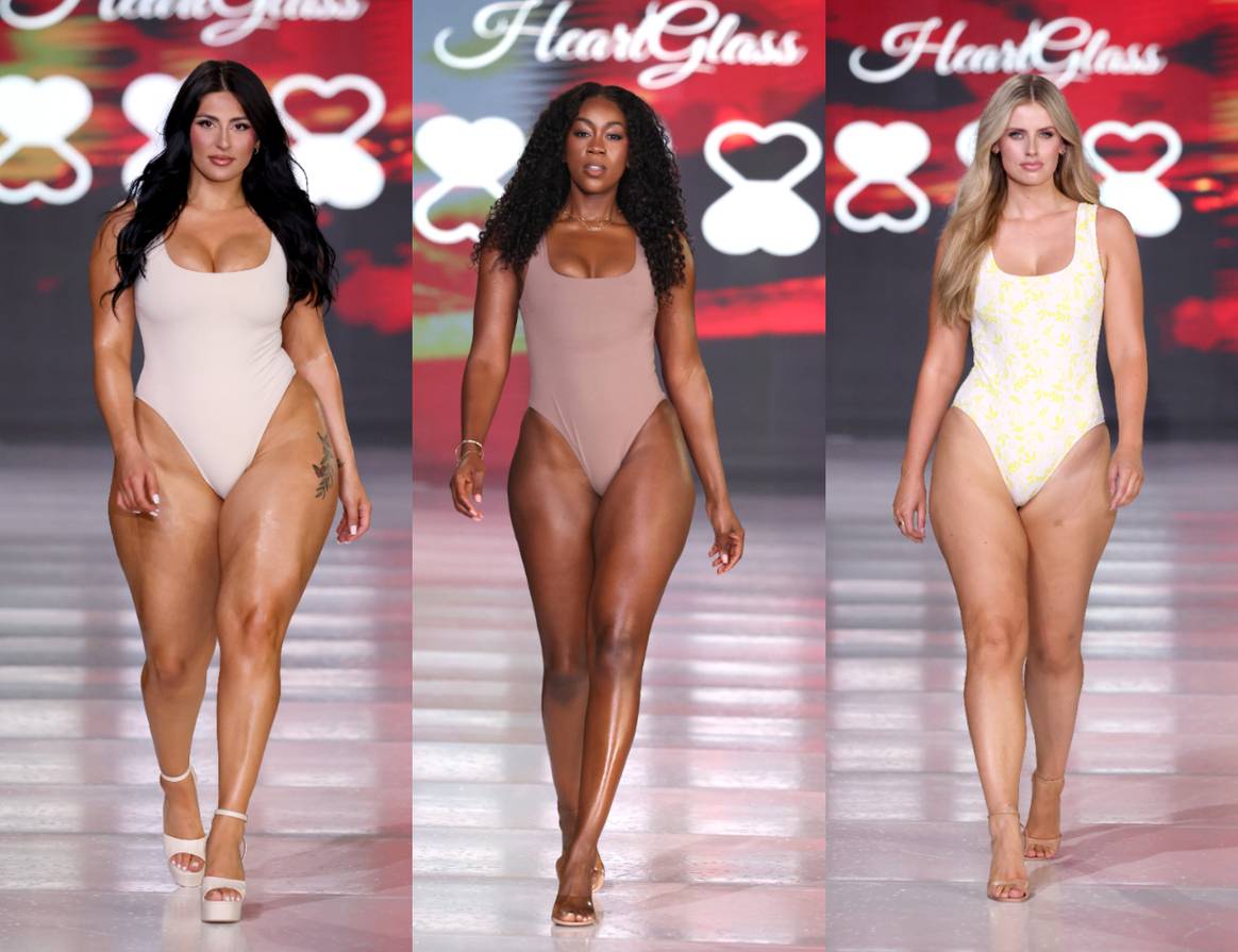 Looks from HeartGlass Miami Swim Week show.