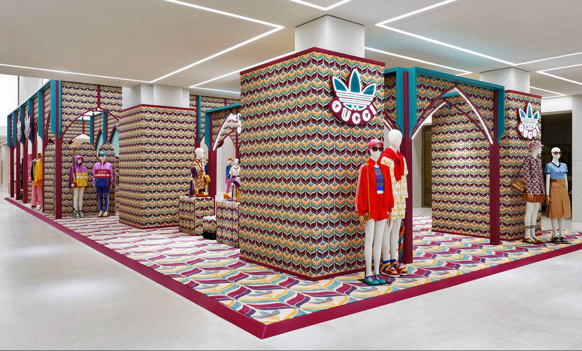 Gucci x Adidas pop-up en el Alsterhaus de Hamburgo | Foto: Piet Niemann para Gucci