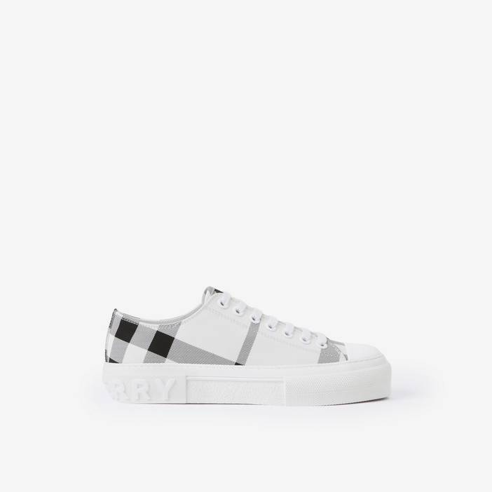 Check Cotton Sneakers | Burberry