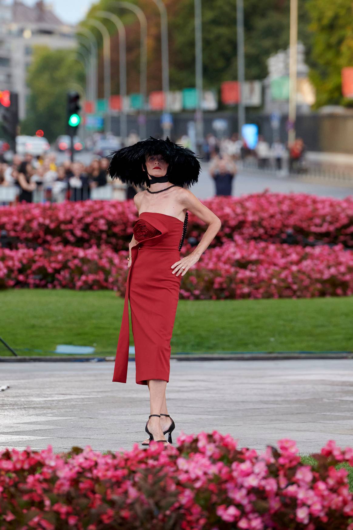 Desfile inaugural en la Puerta de Alcalá de Madrid es Moda, el sábado 7 de septiembre de 2024 en Madrid (España).