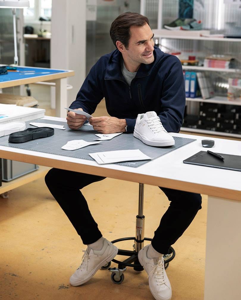 Roger Federer and On launches its first tennis-inspired sneaker