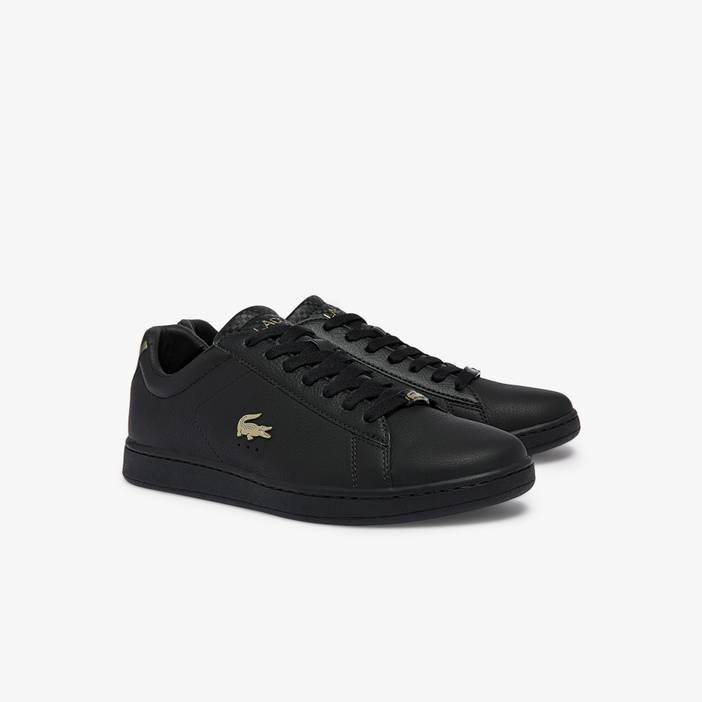 Herren-Sneakers CARNABY EVO aus Leder mit Platinum-Details | Lacoste
