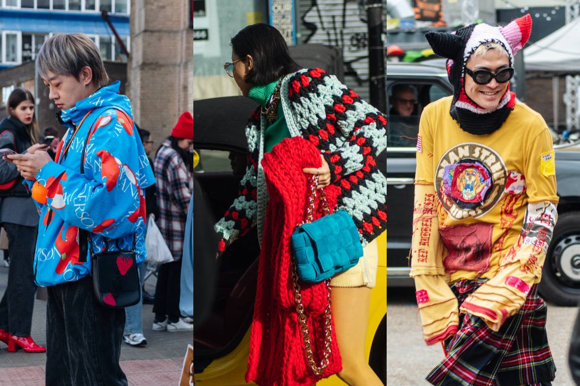 London Fashion Week street style. Image: British Fashion Council