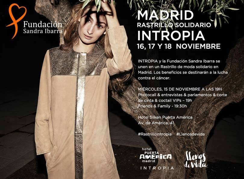 Intropia se une a la Fundación Sandra Ibarra en un Rastrillo Solidario contra el cáncer