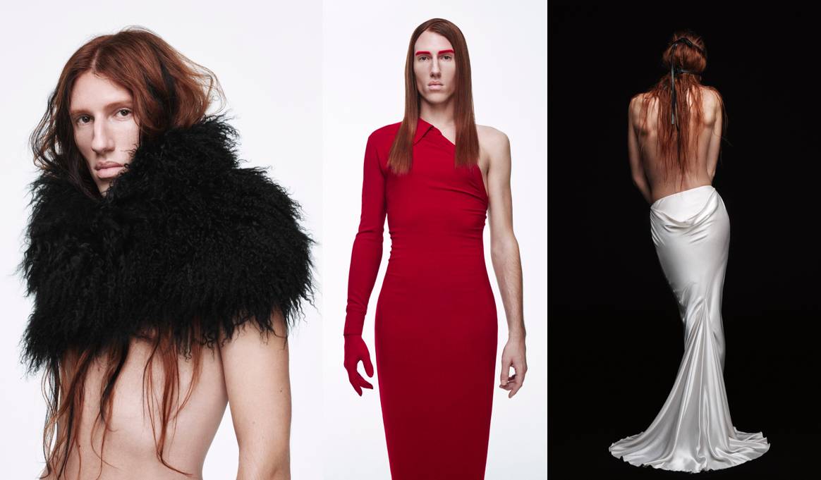 Ludovic de Saint Sernin pour Ann Demeulemeester. Crédits : Willy Vanderperre - photographer Olivier Rizzo - stylist