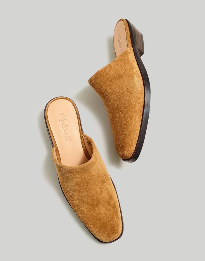 The Jesse Western Mule in Suede | Madewell