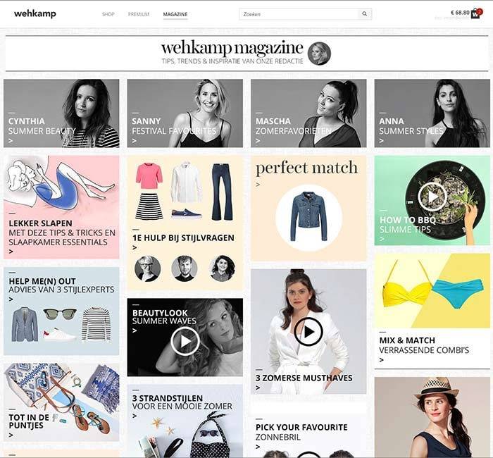Wehkamp opnieuw in zee met bekende vloggers