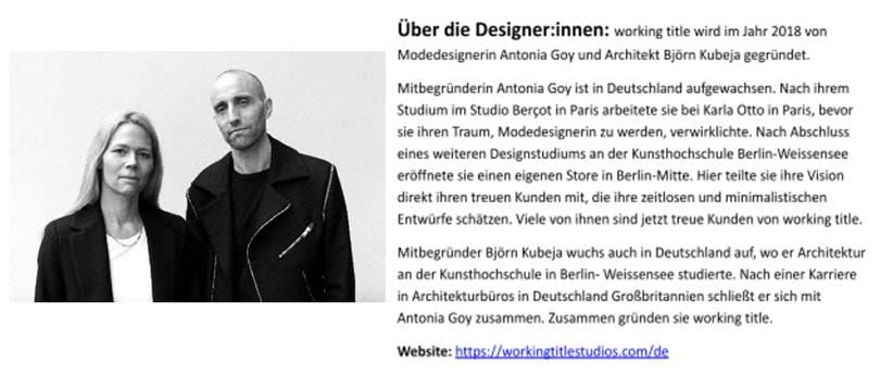 Labels to watch: 4 junge nachhaltige Designer:innen aus Deutschland