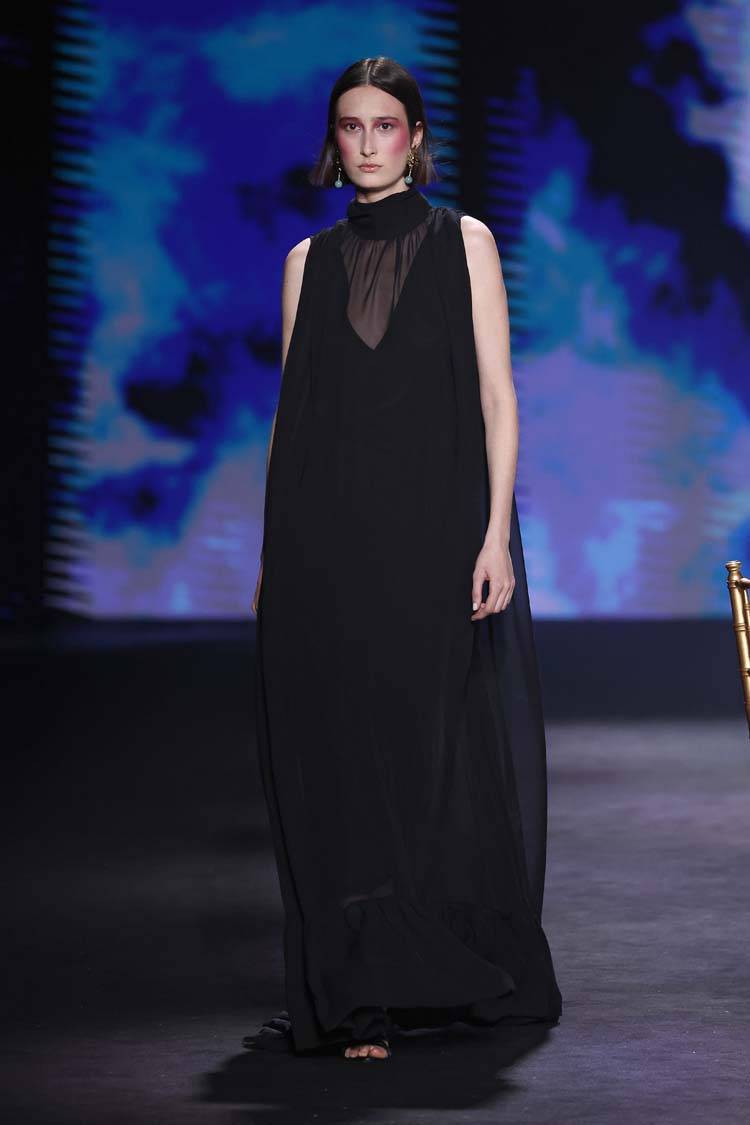 Imagen de la colección FW23 de Encinar en MBFW Madrid, por cortesía de la organización