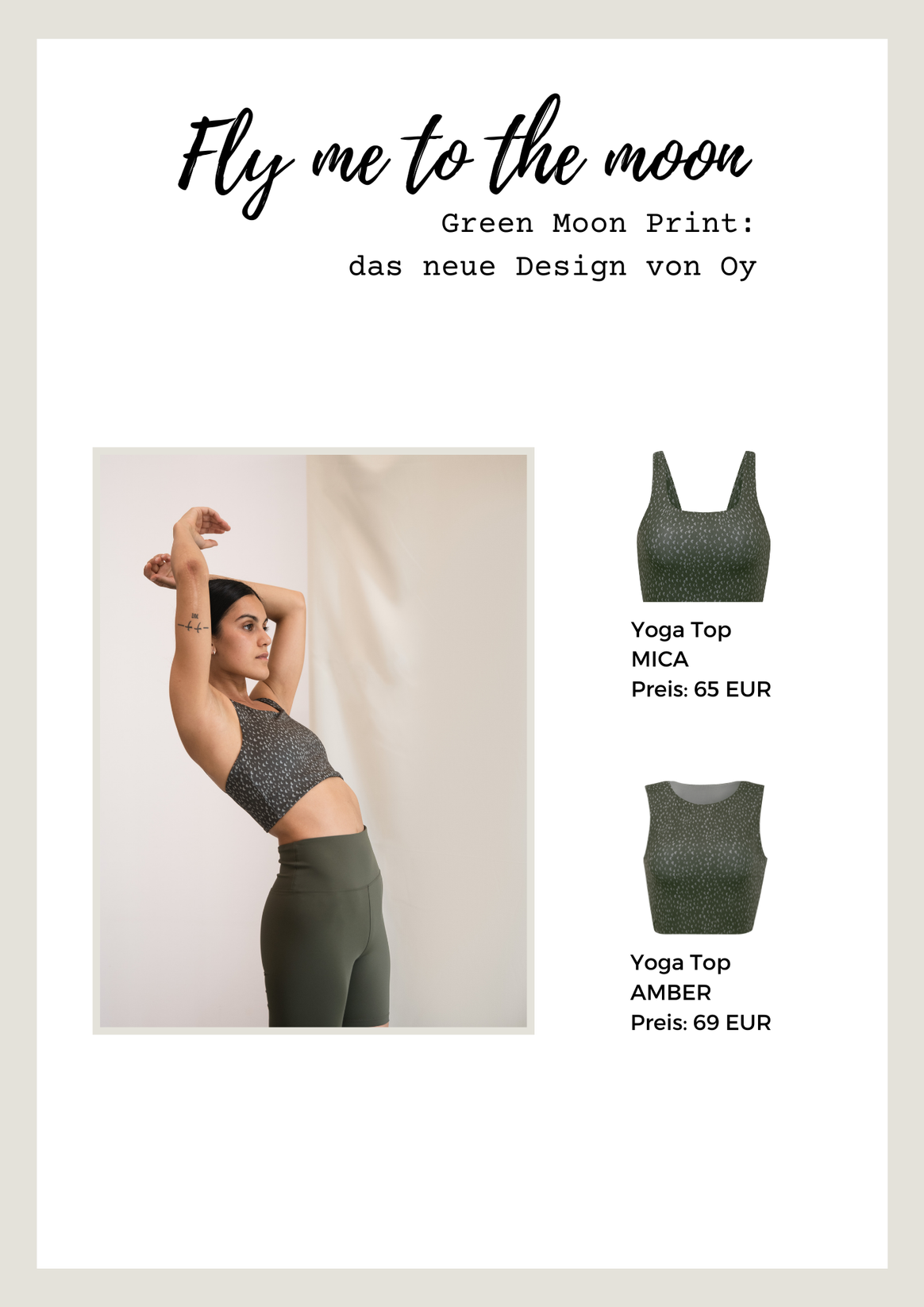 Oy - neue Yoga & Activewear Kollektion 2022