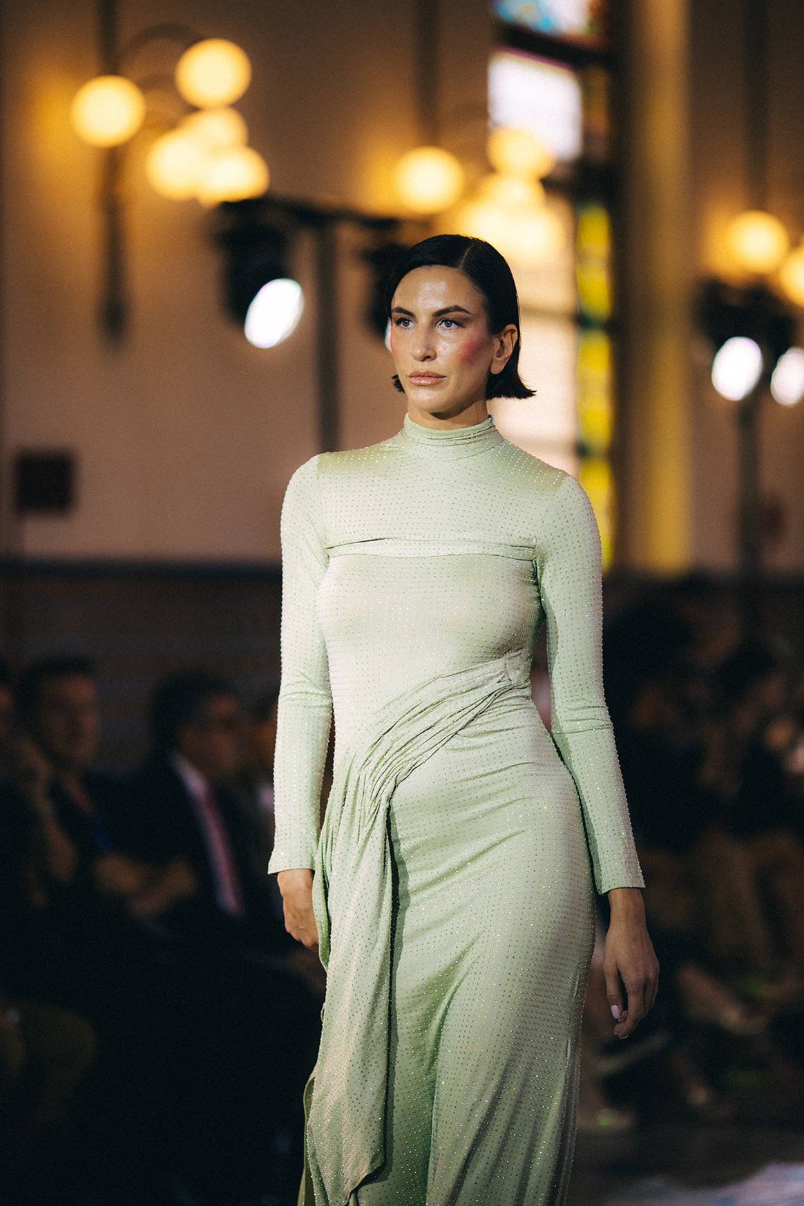 Desfile de Souraya Sharoui (Túnez) durante la IV edición de la Mediterránea Fashion Week Valencia de septiembre de 2025.