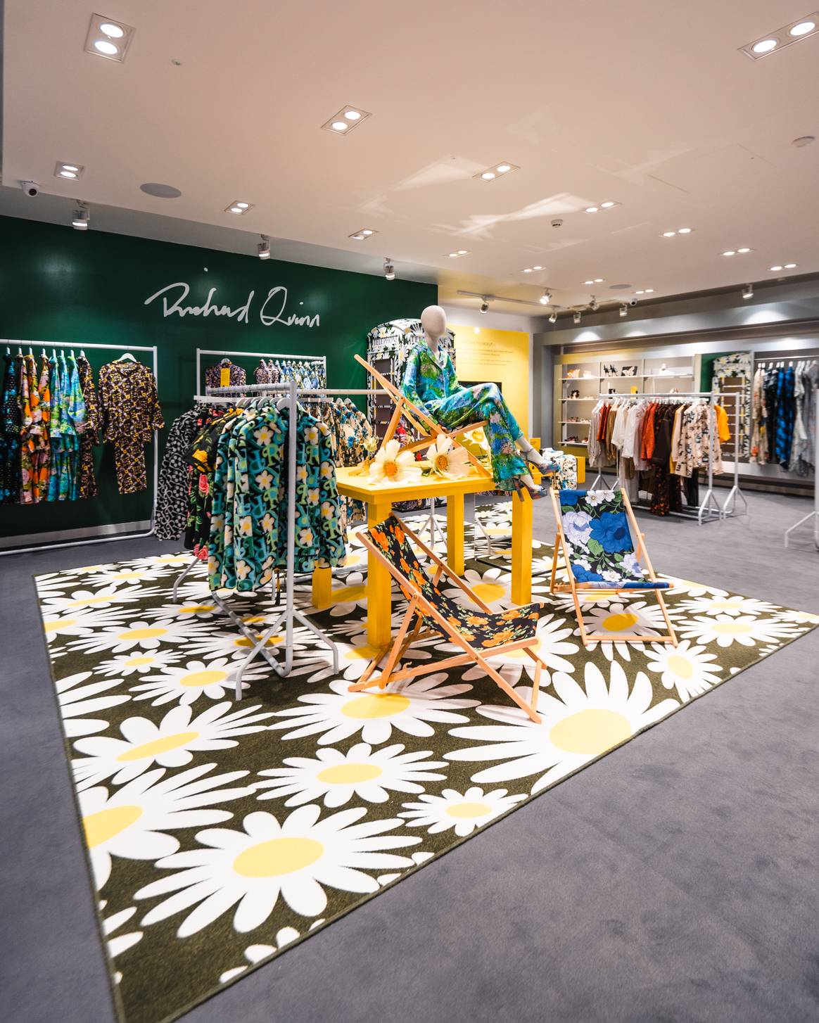 Richard Quinn on designing the Creative Spot + British Fashion Council pop-up