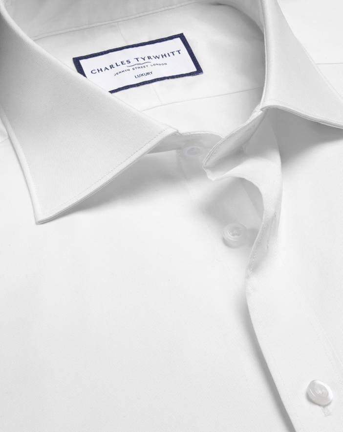 Men's Charles Tyrwhitt Luxury 140S Twill Dress Shirt | Charles Tyrwhitt