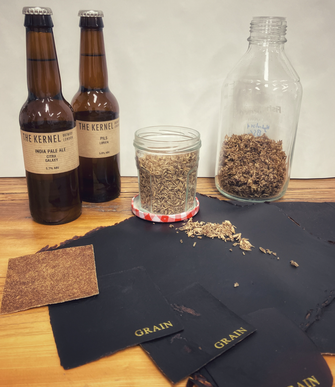 Vom Bier über den Treber bis hin zum Material.