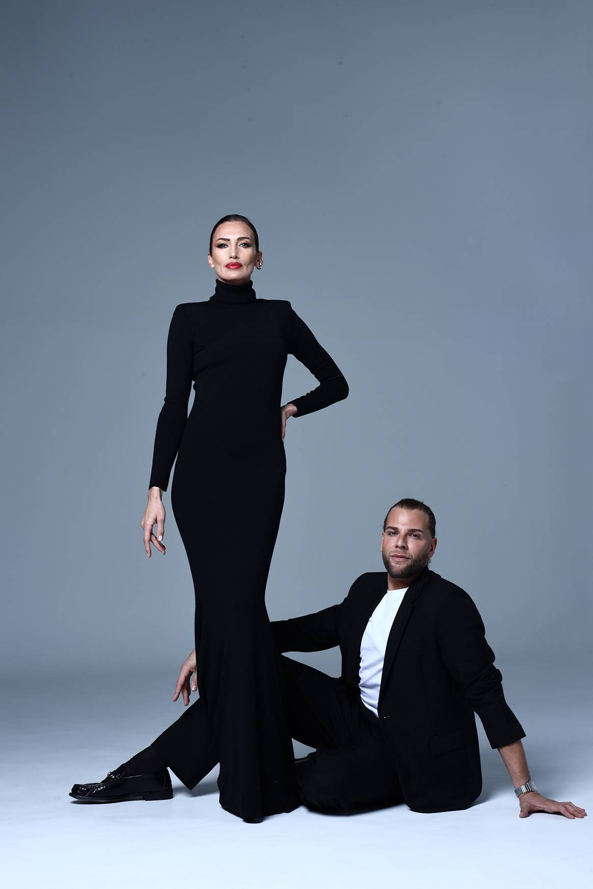 Eduardo Navarrete y Nieves Álvarez. Fotografía de campaña de la colección “Musas” de Eduardo Navarrete.