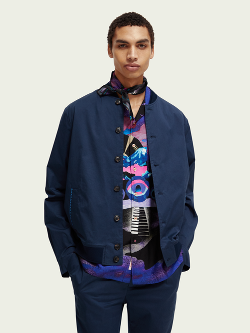 Poplin bomber jacket | Scotch R'Belle
