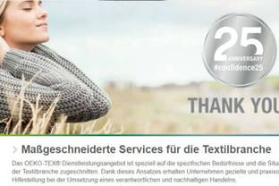 25 Jahre Oeko-Tex