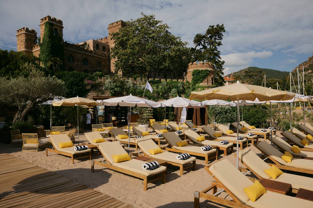 Gant beim Strandresort La Plage Blanche