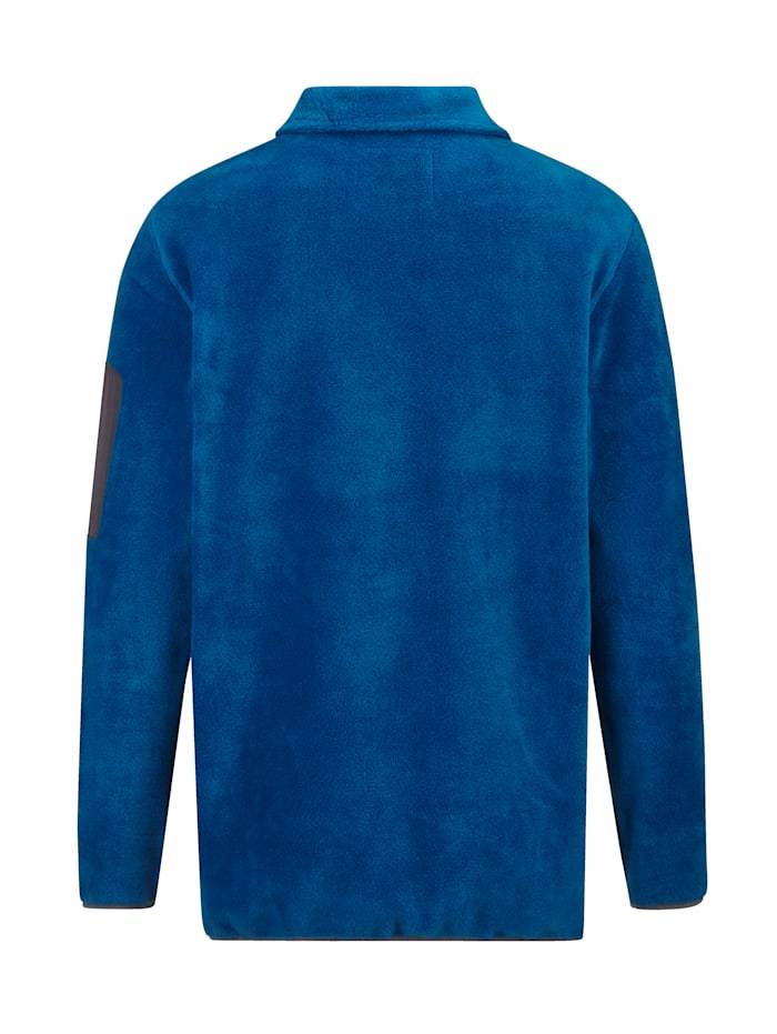 Fleece vest met veel praktische zakken BABISTA Royal blue | BABISTA