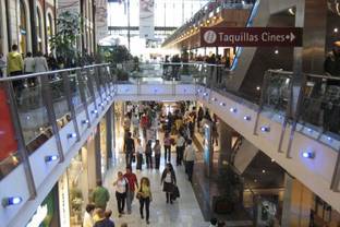 La afluencia a los centros comerciales españoles crece 3,1 por ciento en Enero