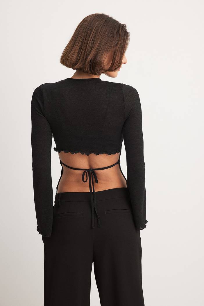 Top met open rug | NA-KD