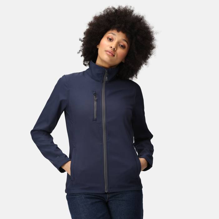 Professional Women's Eco-friendly H/M Softshell Jacket Navy | Regatta
