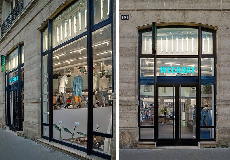 En image : la nouvelle boutique Weekday à Paris